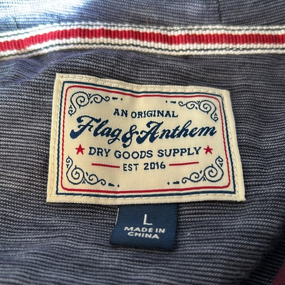 Flag & Anthem men’s hoodie, size large, maroon and gray - Picture 7 of 9